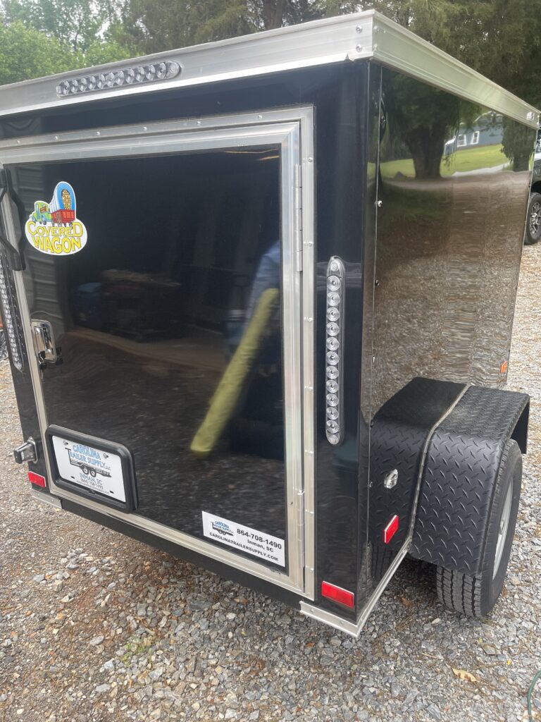 4x6 enclosed trailer small equipment rental